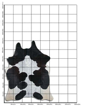 Įkelti vaizdą į galerijos rodinį, Baltas/Juodas karvės kailis XL