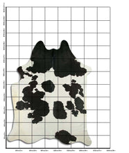 Įkelti vaizdą į galerijos rodinį, Baltas/Juodas karvės kailis XXL