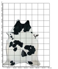 Įkelti vaizdą į galerijos rodinį, Baltas/Juodas karvės kailis XXL