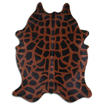 Augšupielādēt attēlu galerijas skatā, Žirafes raksta govs āda XL