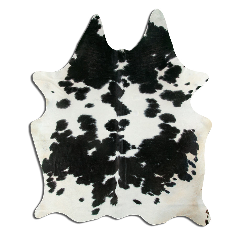 Balta/melna govs āda L