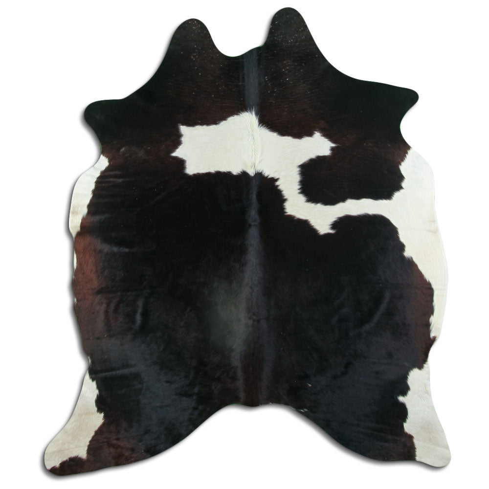 Baltas/Juodas karvės kailis L