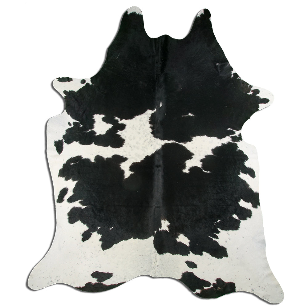 Balta/melna govs āda XXXXL 