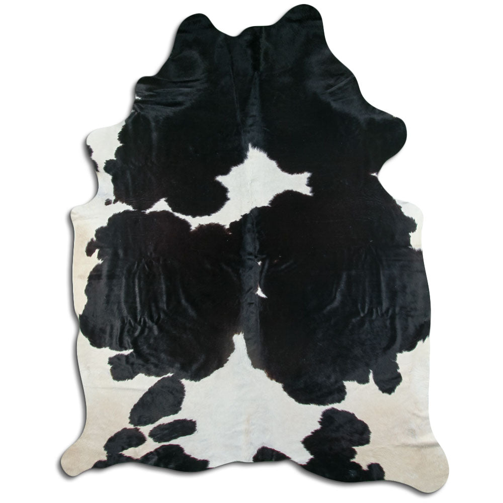 Balta/melna govs āda XXL