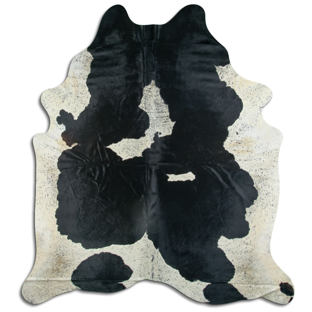 Balta/melna govs āda XXL