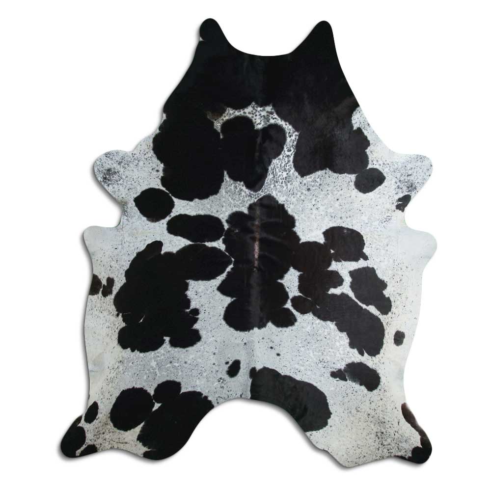 Baltas/Juodas karvės kailis XXL