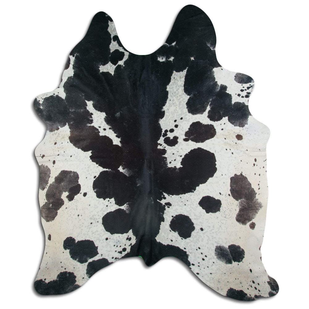Baltas/Juodas karvės kailis XXL
