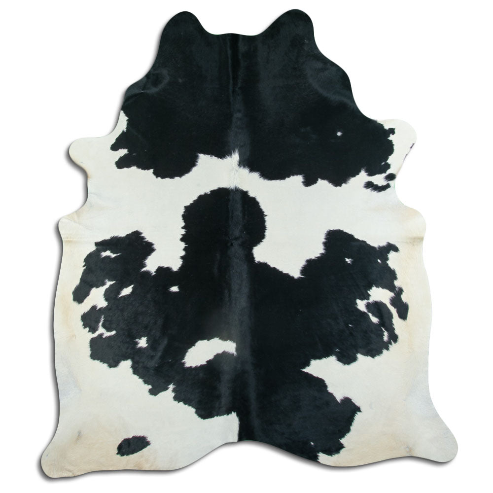 Baltas/Juodas karvės kailis XXL