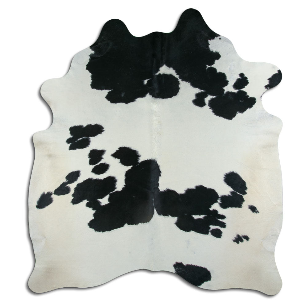 Baltas/Juodas karvės kailis XXL