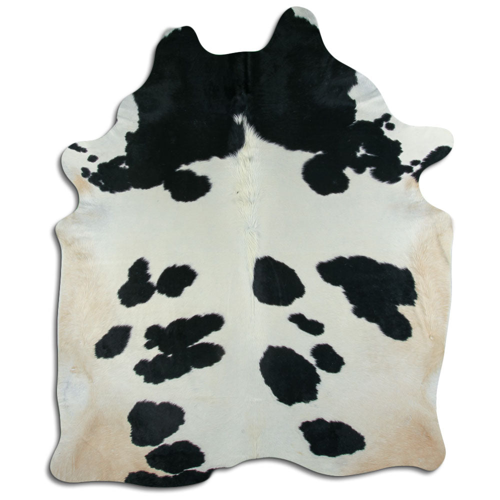 Baltas/Juodas karvės kailis XXL