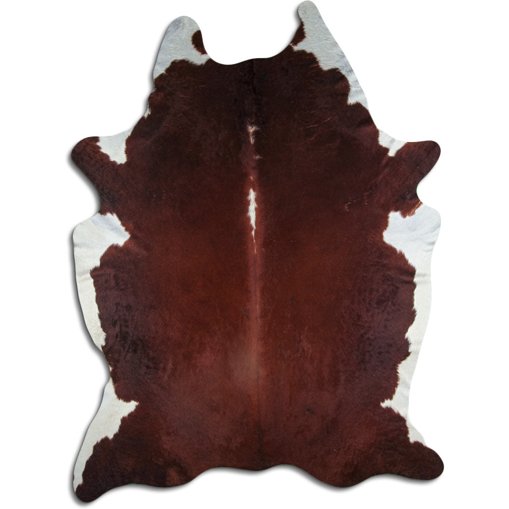 Rudas/Baltas karvės kailis XXXL