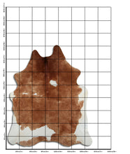 Įkelti vaizdą į galerijos rodinį, Rudas karvės kailis XXL
