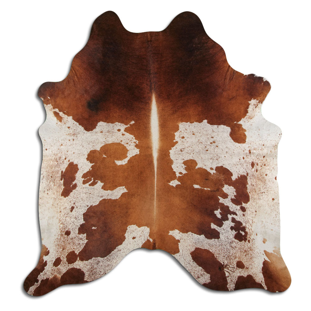 Rudas/Baltas karvės kailis XL