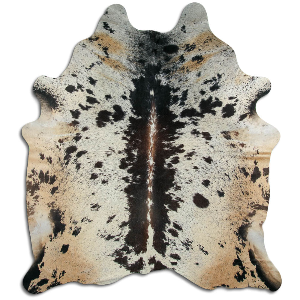 Sāls un piparu govs ādas mētelis XXL 