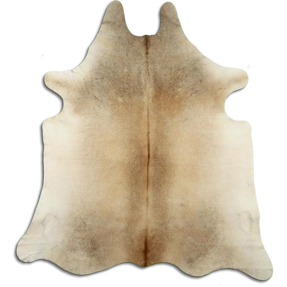 Šampaninis karvės kailis L