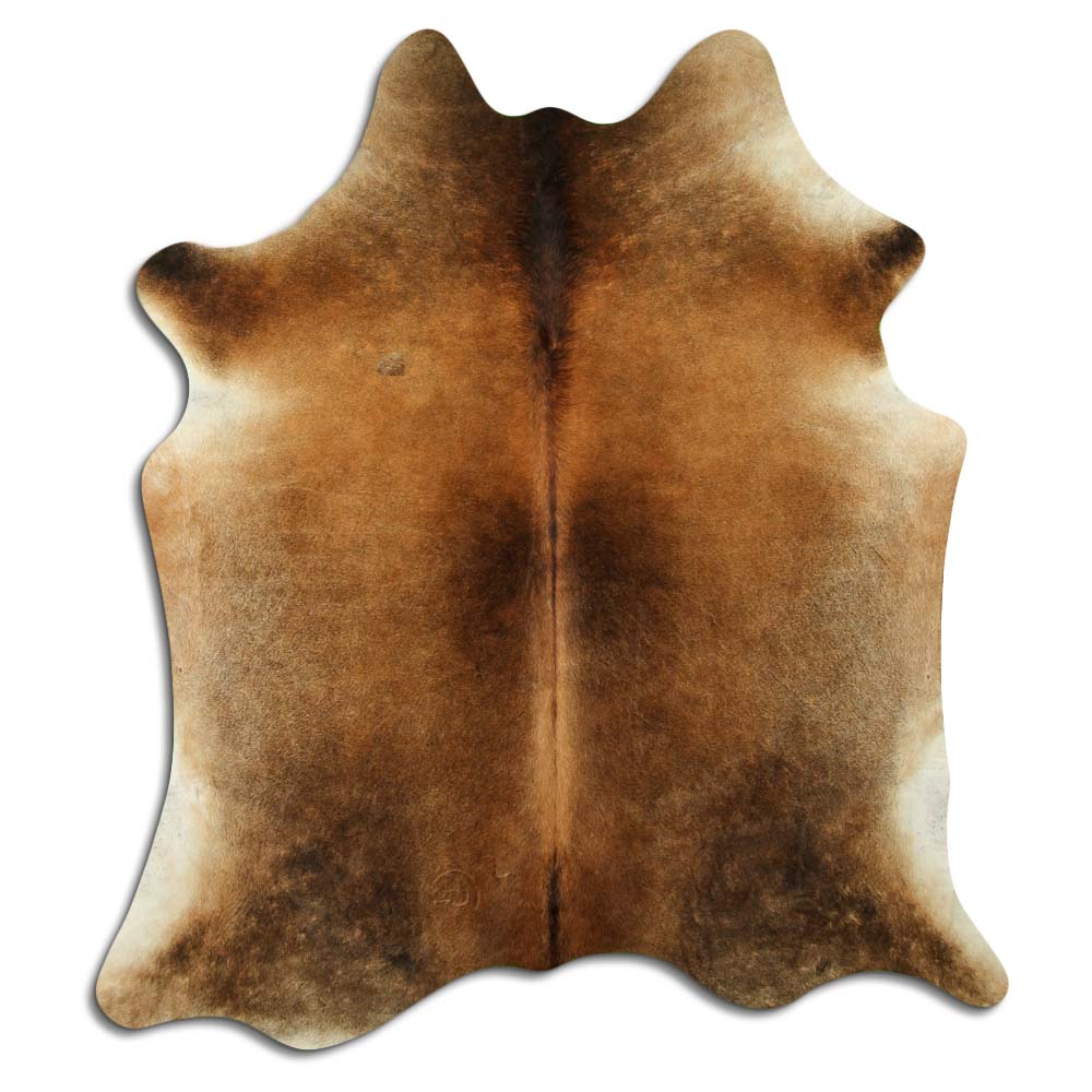 Rudas karvės kailis L