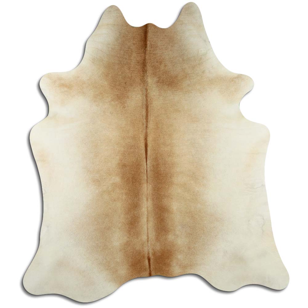 Šampaninis karvės kailis L