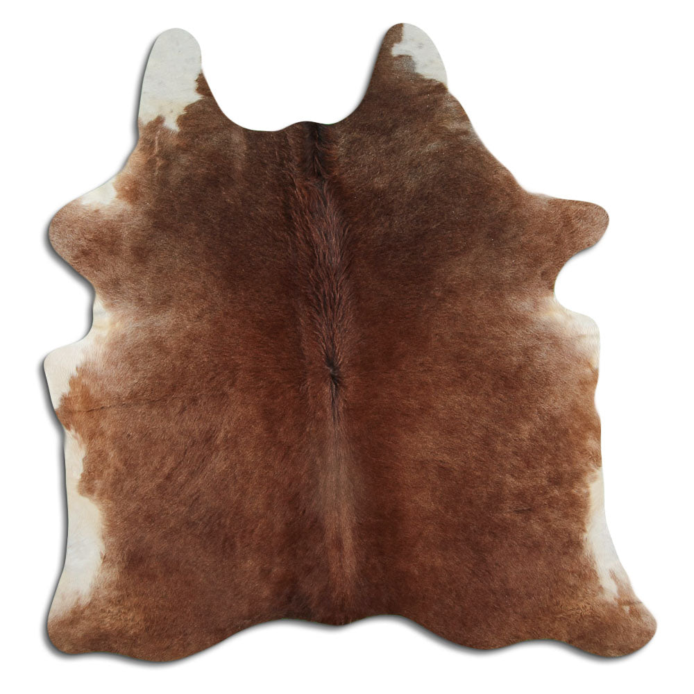 Rudas karvės kailis L