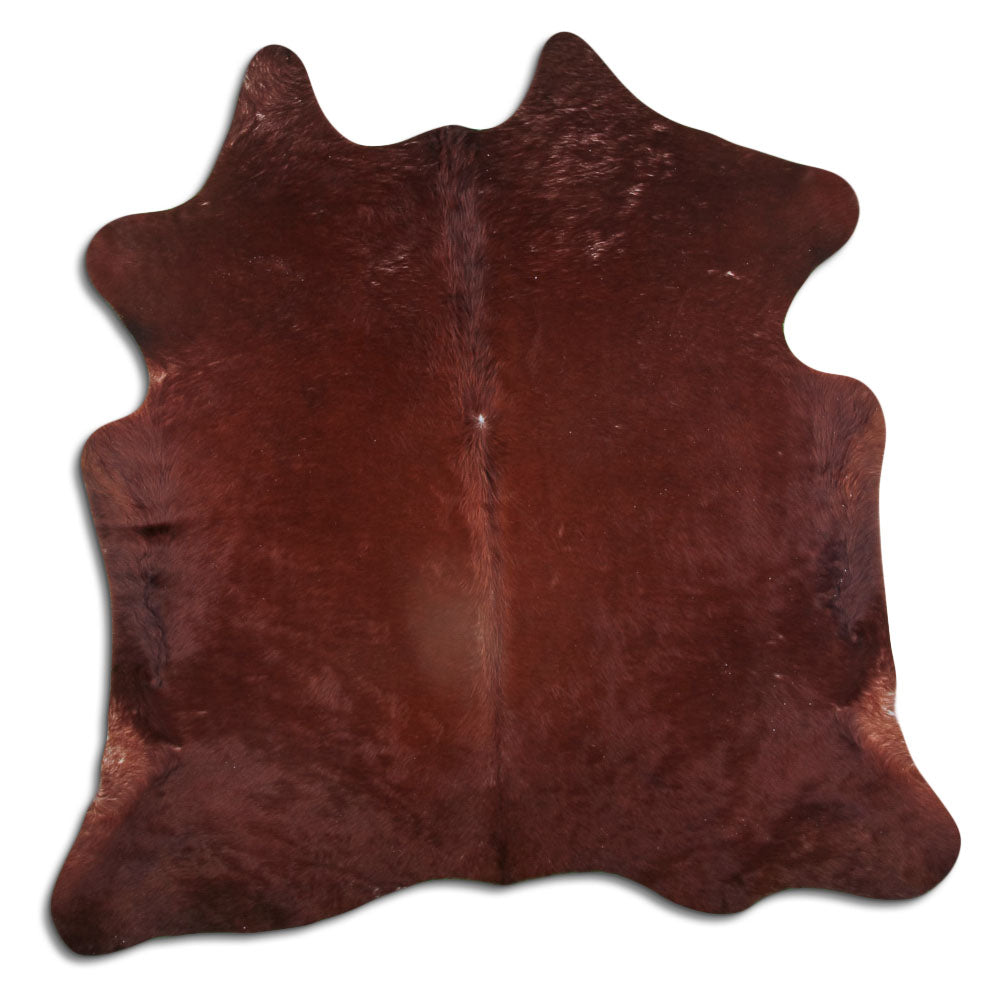 Rudas karvės kailis L