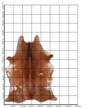 Įkelti vaizdą į galerijos rodinį, Rudas karvės kailis XXL
