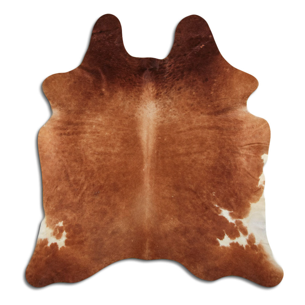 Rudas karvės kailis XL