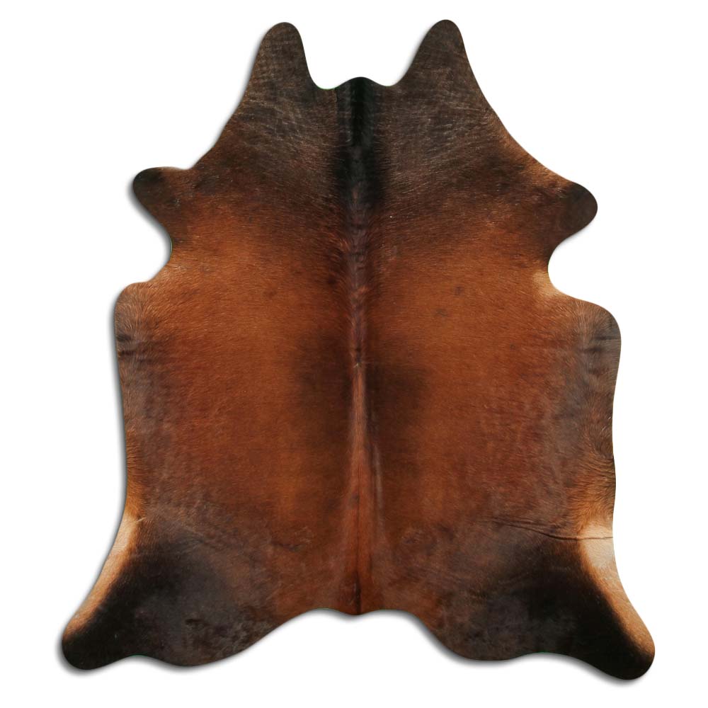 Rudas karvės kailis XL