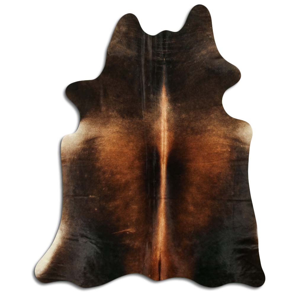 Rudas karvės kailis L