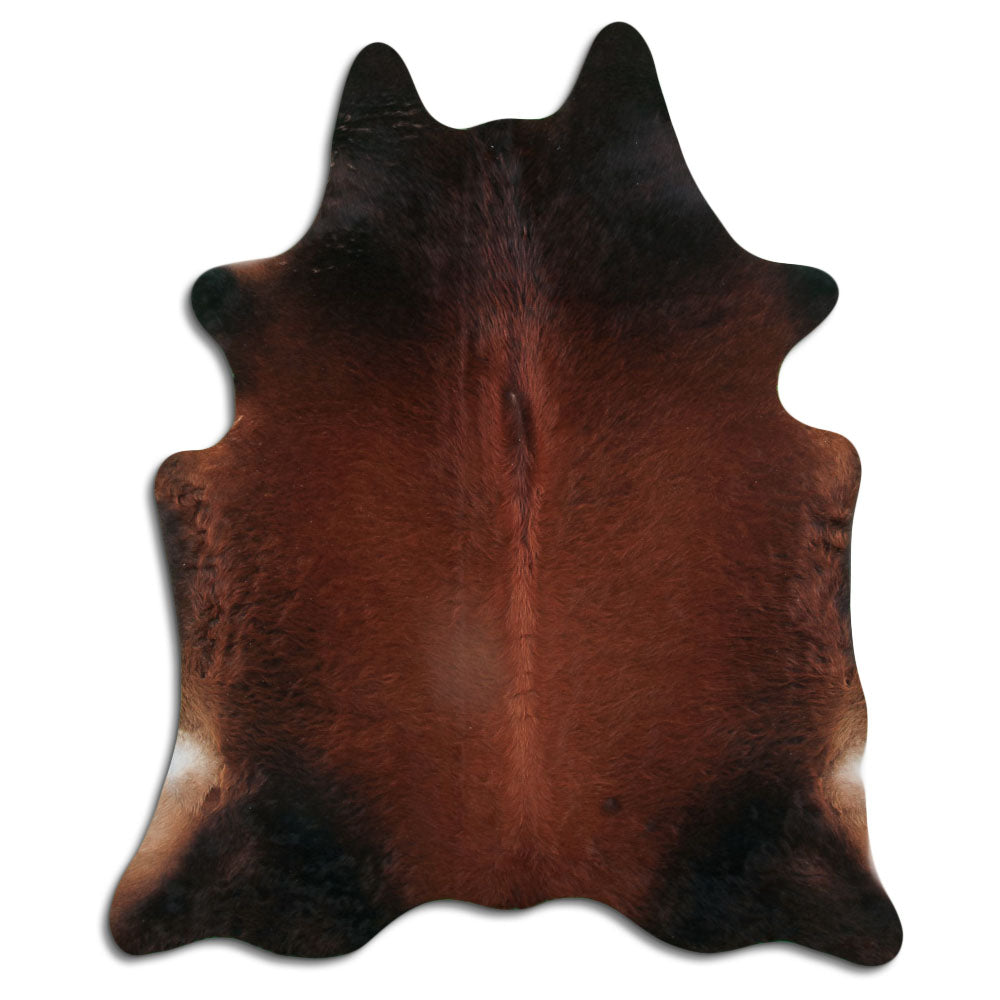 Rudas karvės kailis XL