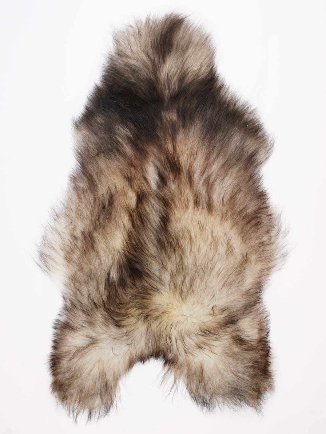 Pilkas islandiškas avikailis XXL