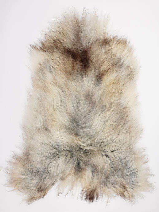 Pilkas islandiškas avikailis XXL