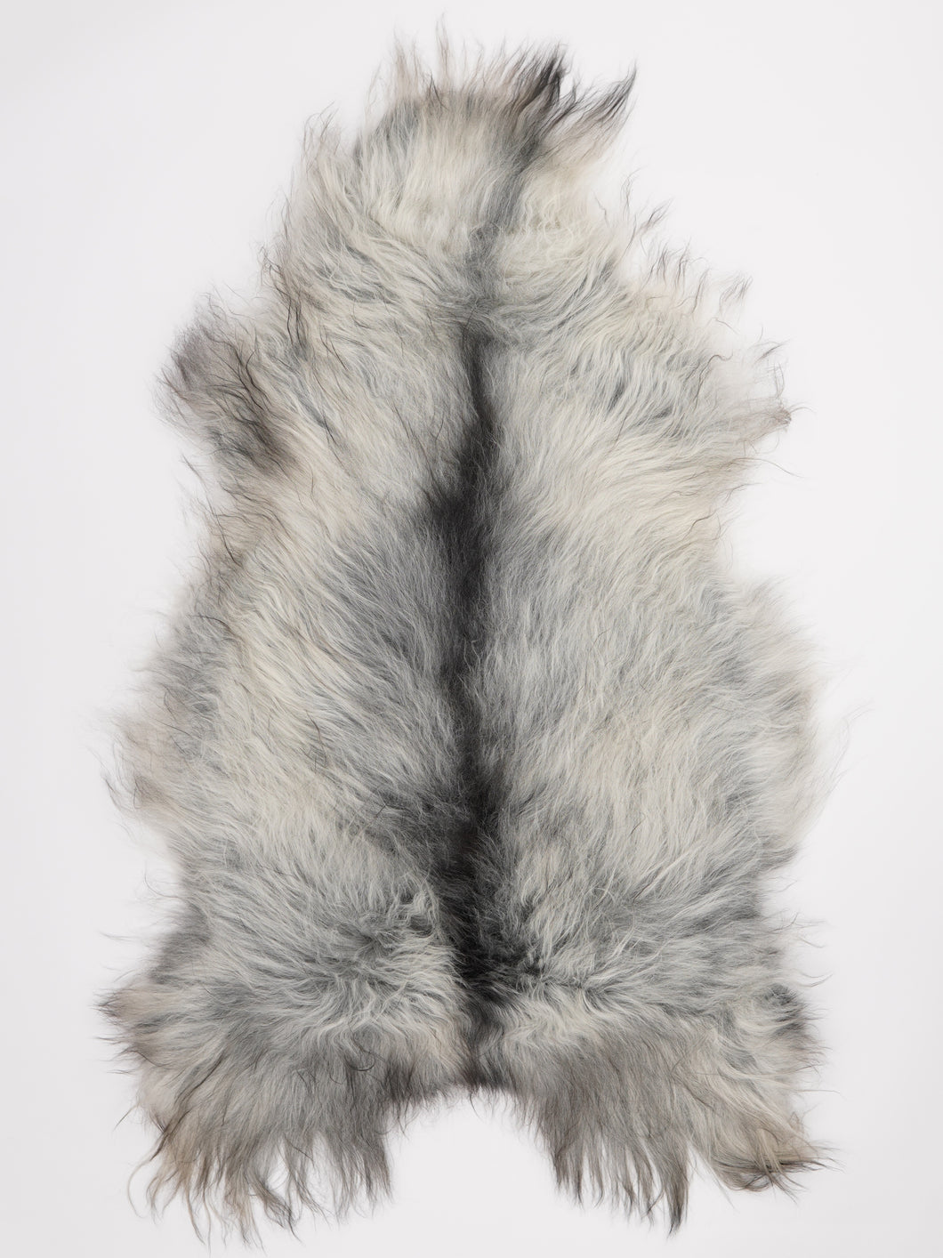 Pilkas islandiškas avikailis XXL