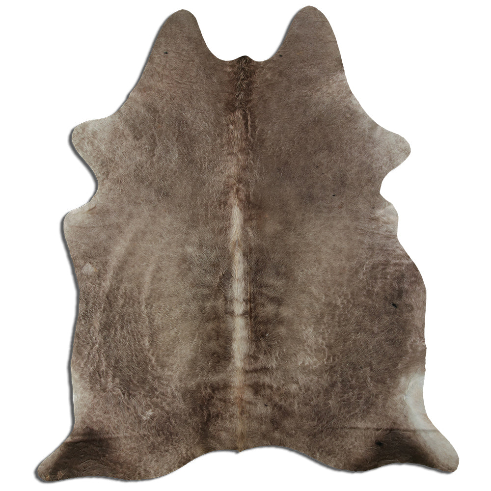 Tamsus šampaninis karvės kailis XXL